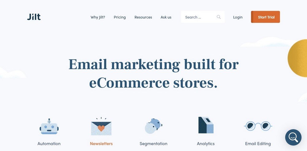 Jilt eCommerce email marketing for WooCommerce, Shopify, and EDD