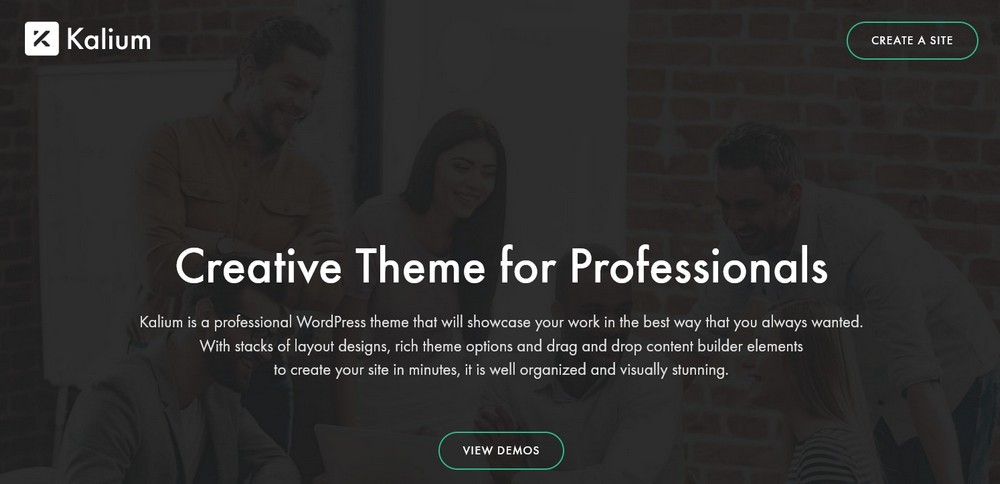 Kalium Creative Theme for Professionals