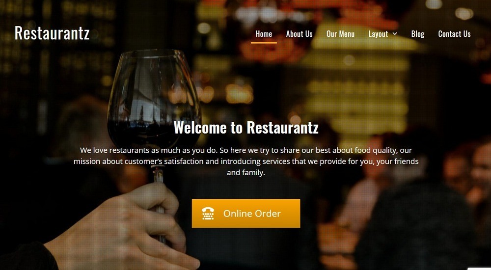 Restaurantz theme By WEN Themes