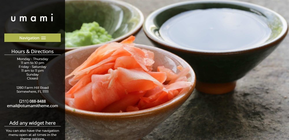 Umami demo site