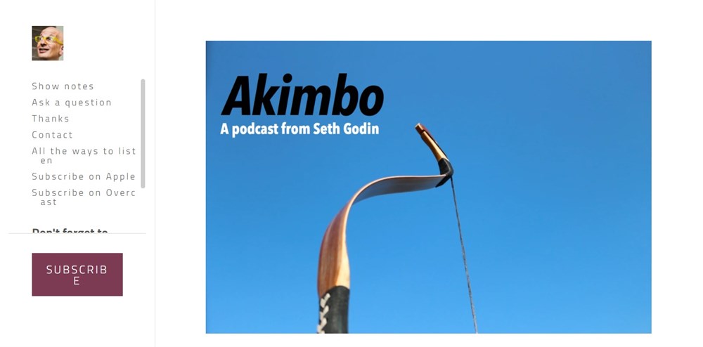 Seth Godin 的 Akimbo 播客