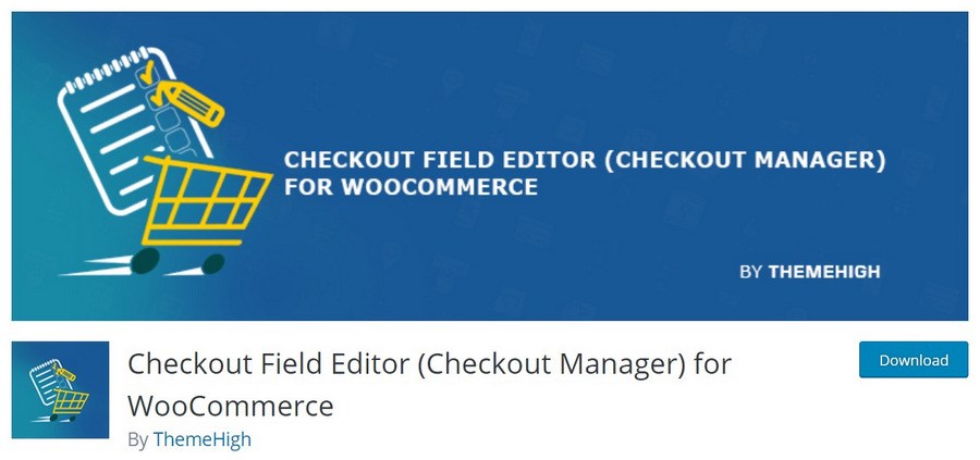 Checkout Field Editor (Checkout Manager) WordPress plugin