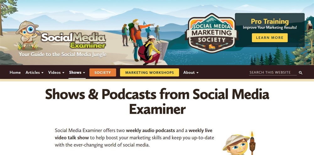 Podcasts from Social Media Examiner