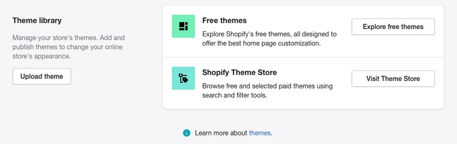 Shopify themes