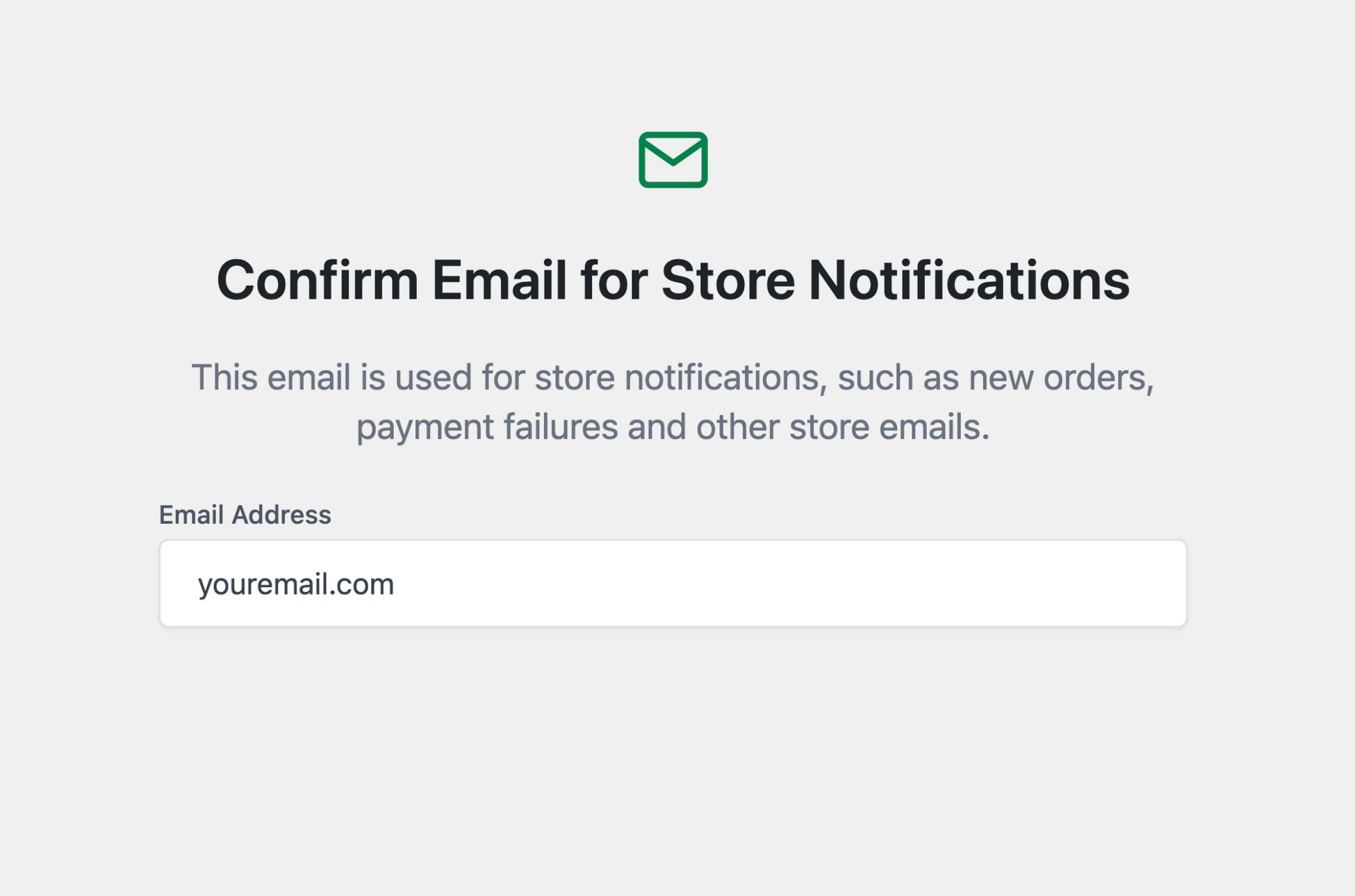 surecart setup: confirm your email