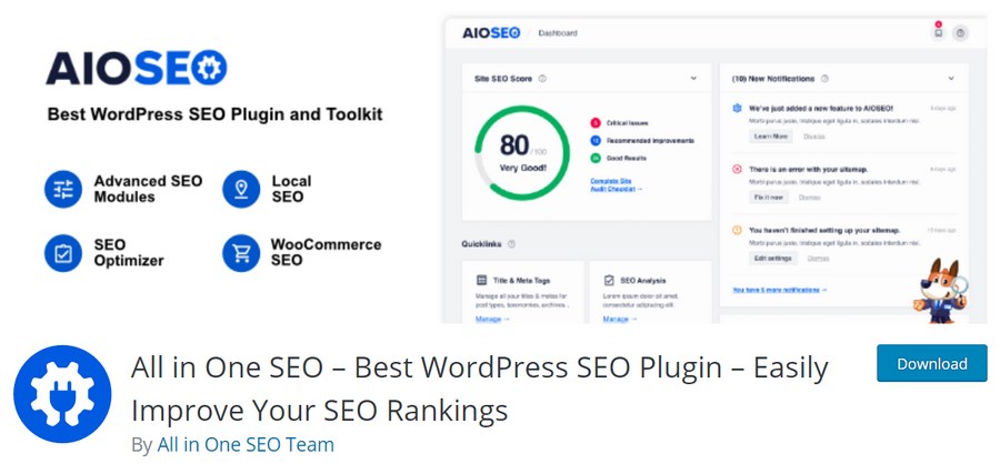 All in one SEO plugin