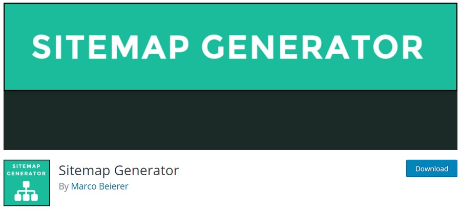 Sitemap generator WordPress plugin