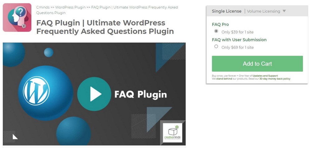 Ultimate WordPress Frequently Asked Questions by CreativeMinds