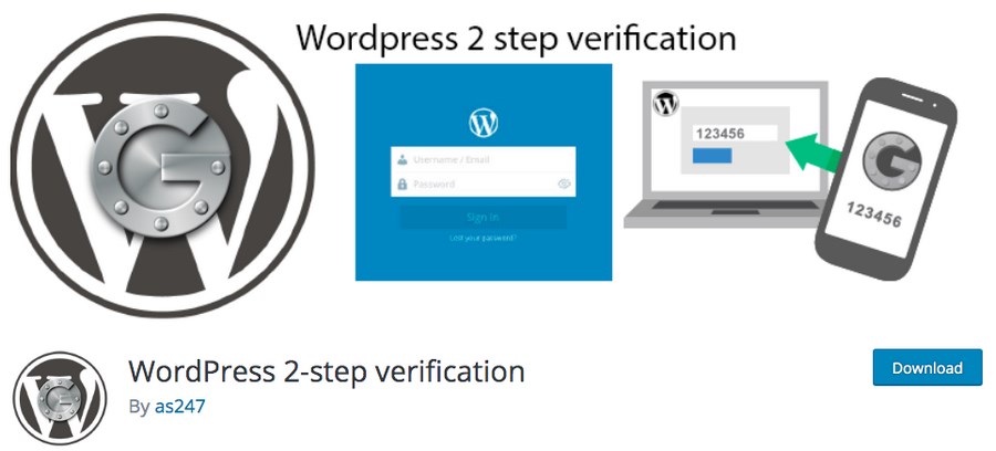 WordPress 2 Step Verification plugin