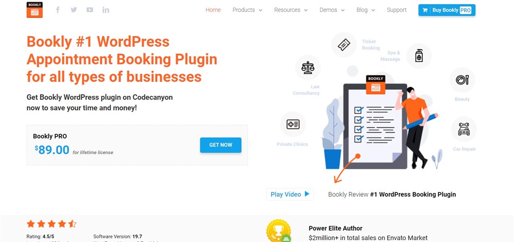 Bookly WordPress Appointment Booking Plugin
