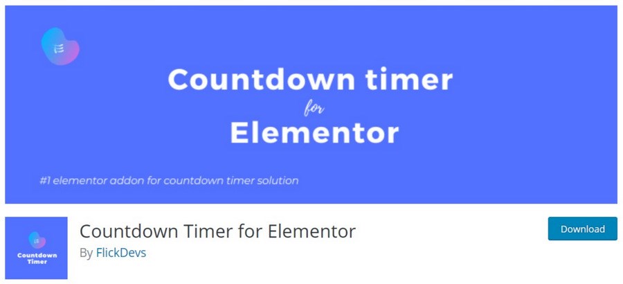 Countdown Timer for Elementor WordPress plugin