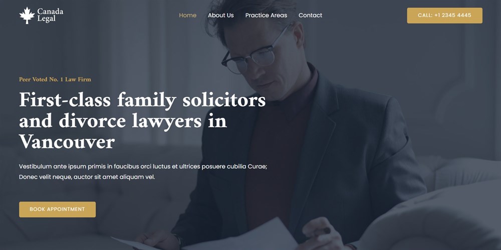 Family Lawyer Astra template