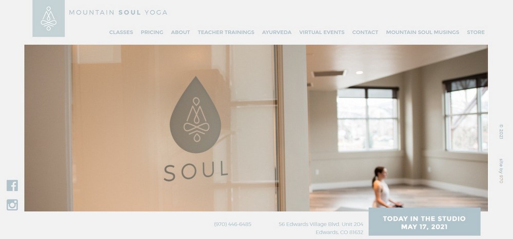 Mountain Soul Yoga website