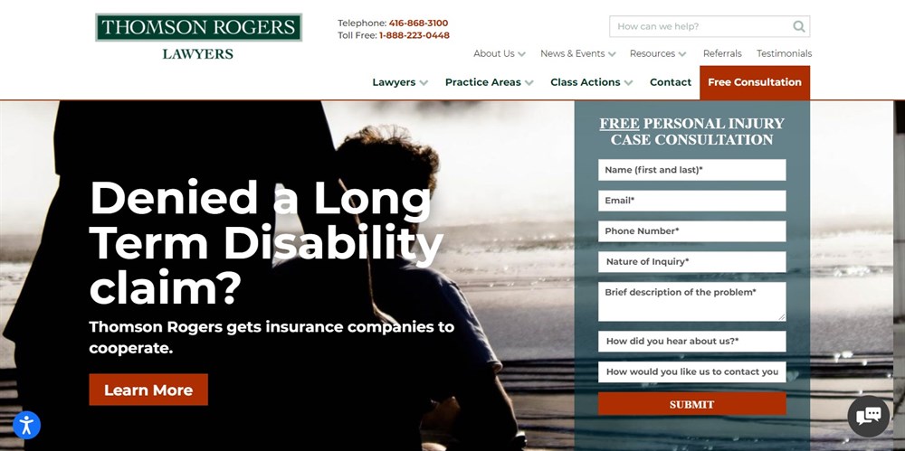 Thomson Rogers law site