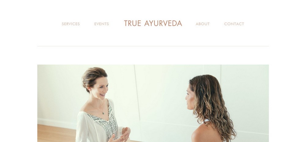 True Ayurveda website