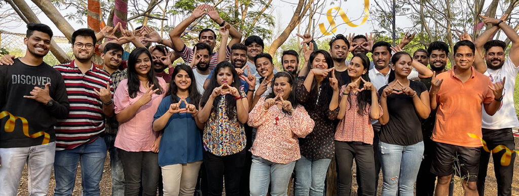 Astra Birthday - Team celebrating