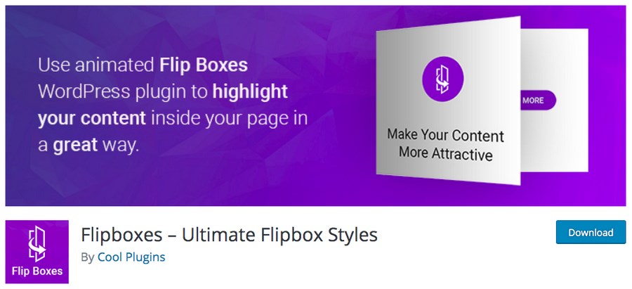 Flipboxes ultimate flipbox styles plugin