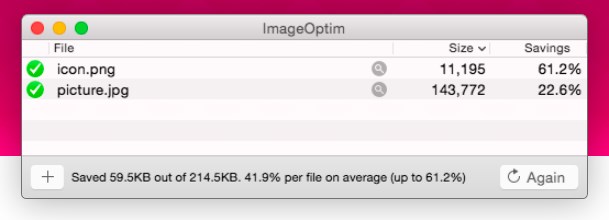 Image compression stats