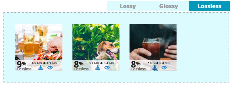 ShortPixel lossless image compression