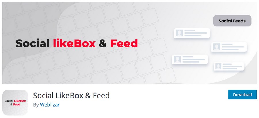 Social LikeBox and Feed plugin