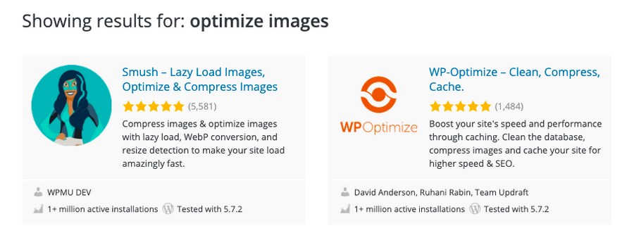 WordPress image optimization plugins