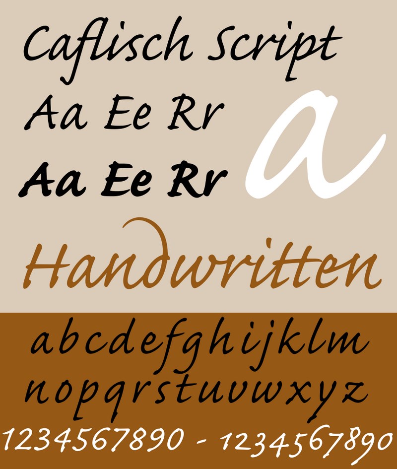 script font
