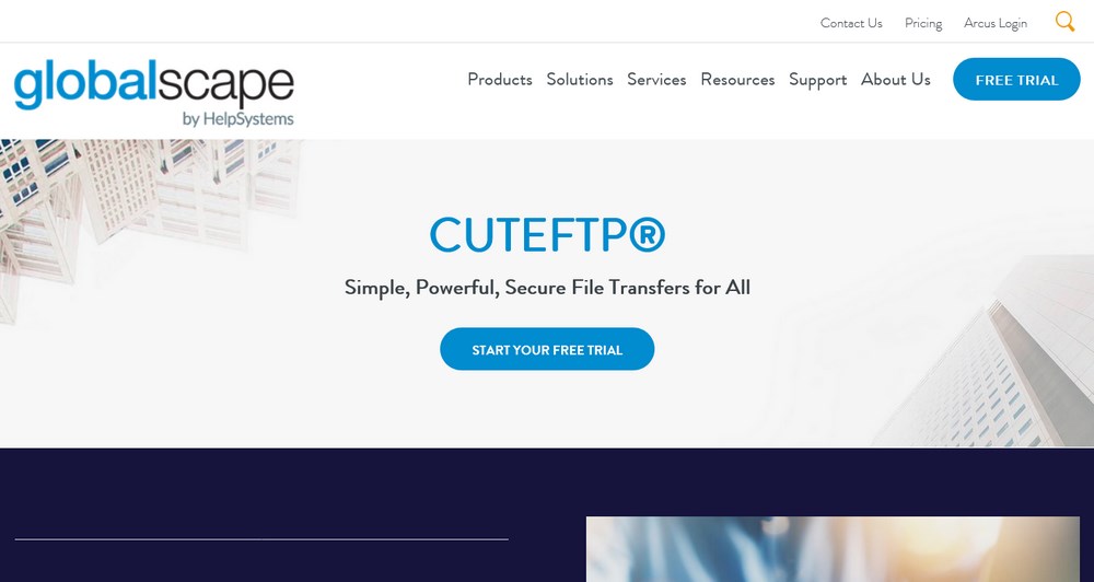 Globalscape's CuteFTP Software