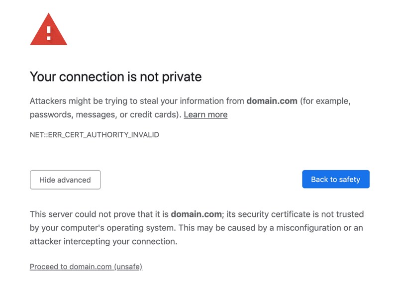 Net err cert authority invalid как исправить яндекс браузер