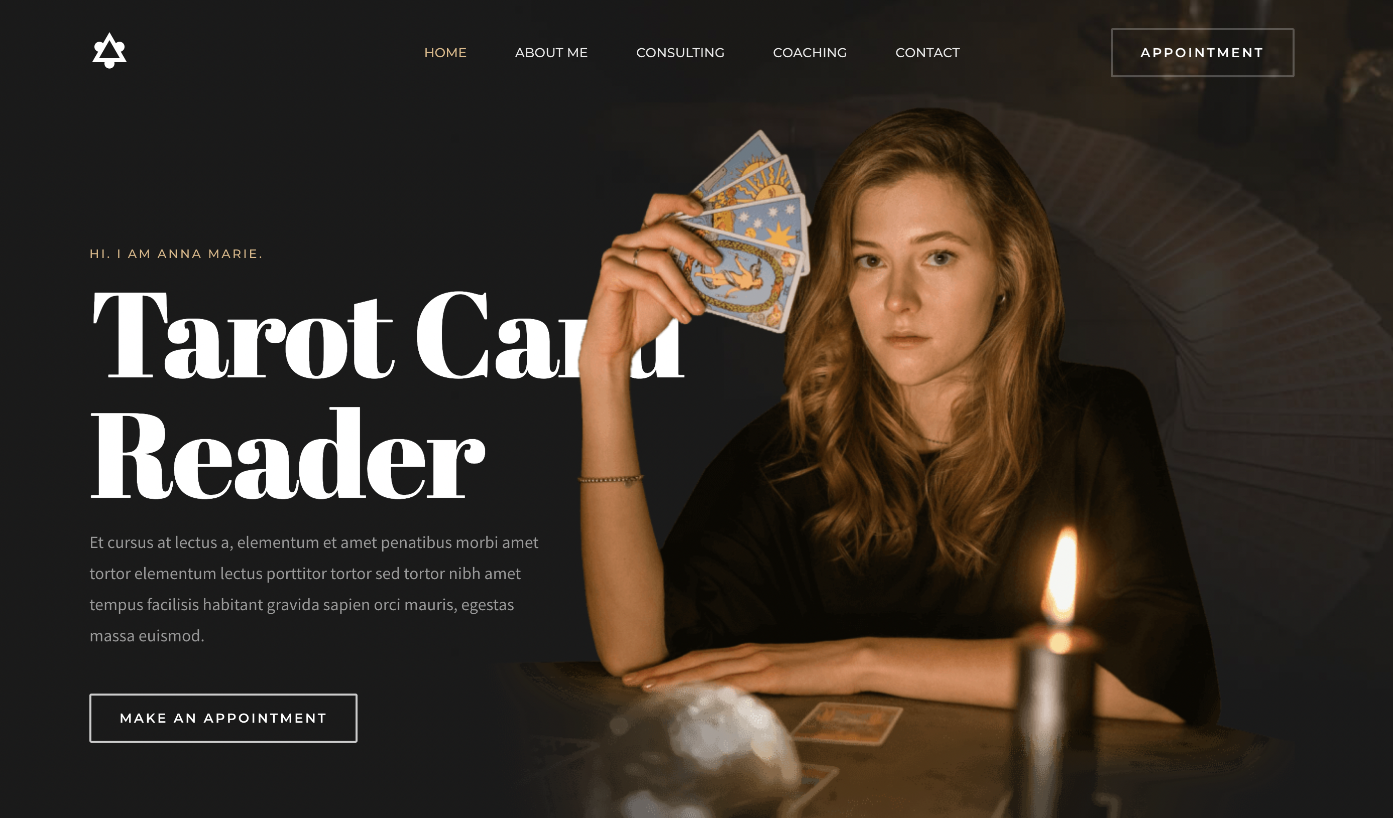 Tarot Card Reader Starter Template Tarot Card Reader Template