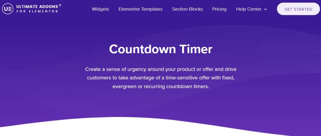 ultimate elementor addon countdown timer