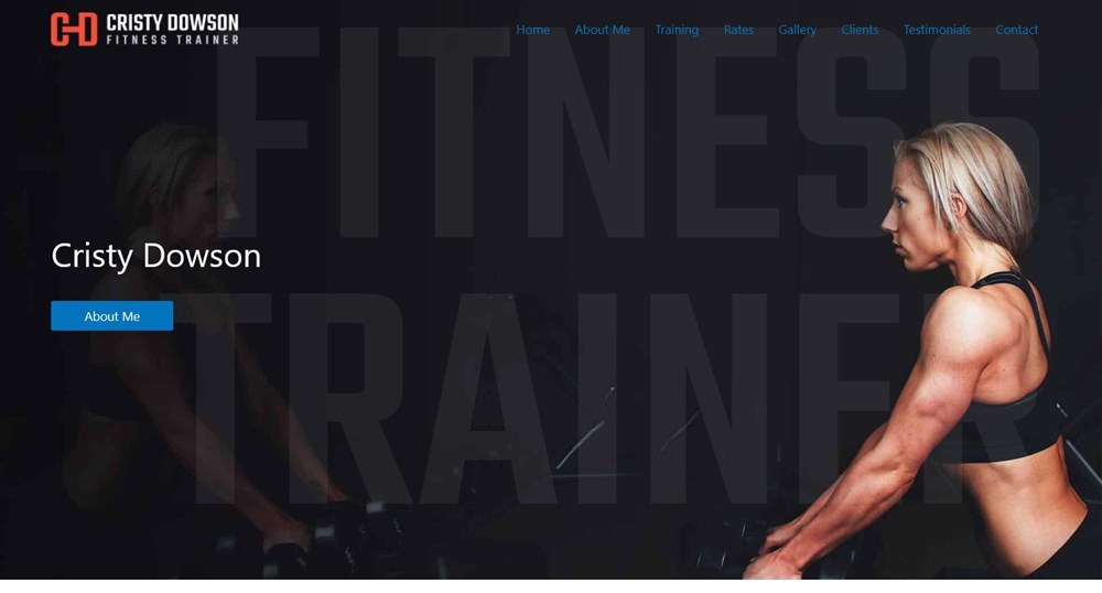 Astra's Personal Fitness Trainer's Website