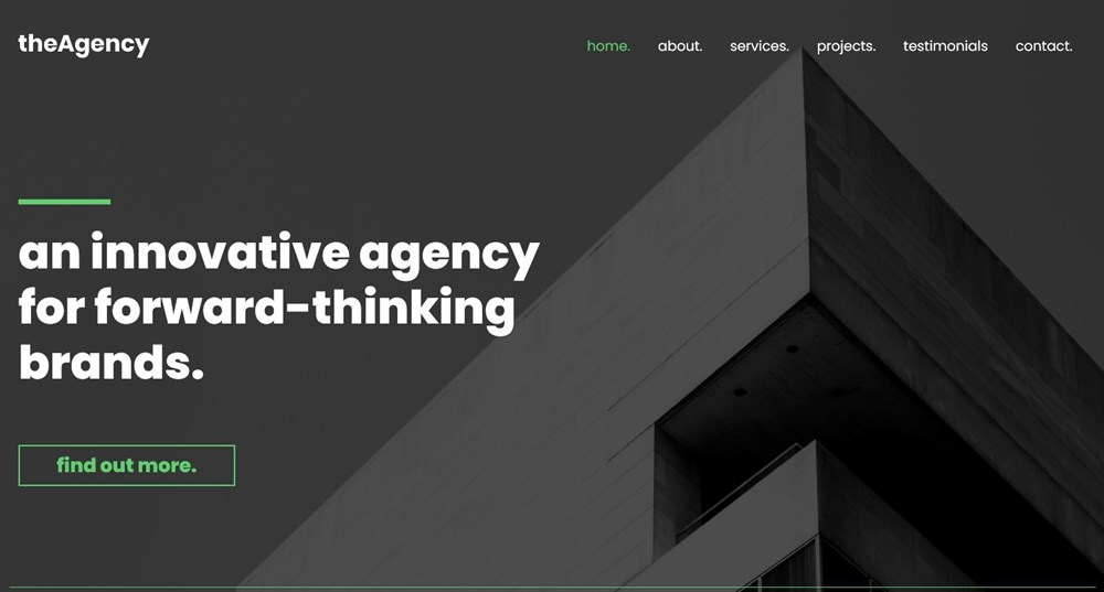 Astra's theAgency template
