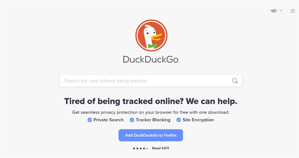 DuckDuckGo 私人搜索引擎