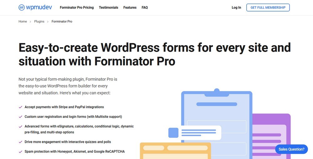 Forminator Pro WordPress plugin