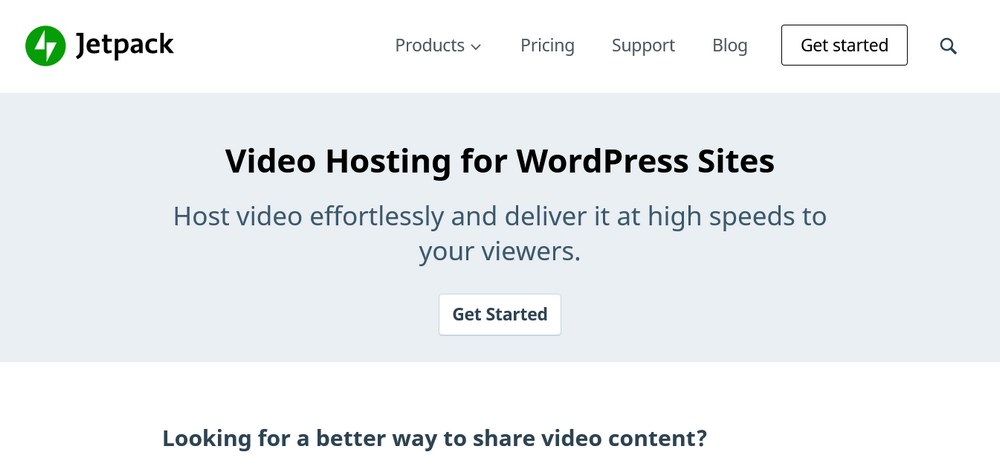 Jetpack Video Hosting for WordPress Sites