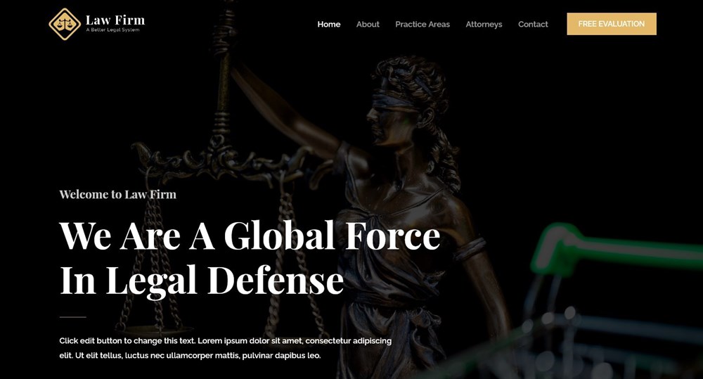 Law Firm demo site