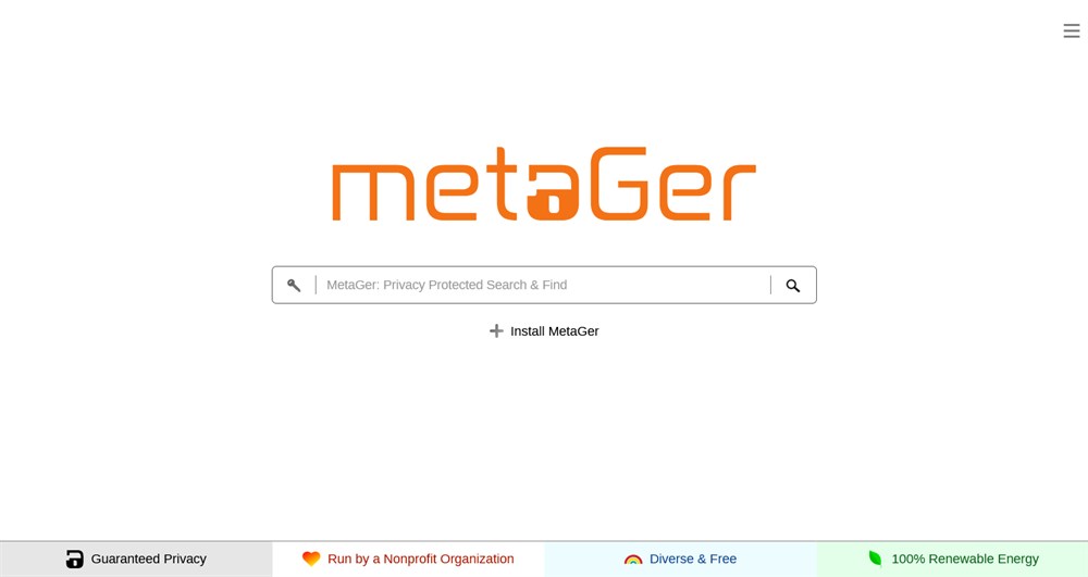 MetaGer 隐私保护 搜索 查找