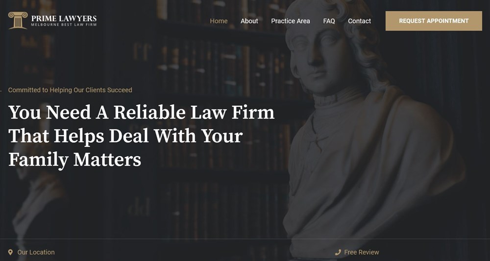Prime Lawyers demo site