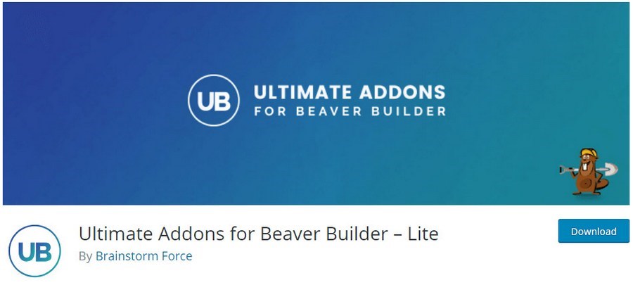 Ultimate addons for beaver builder lite plugin