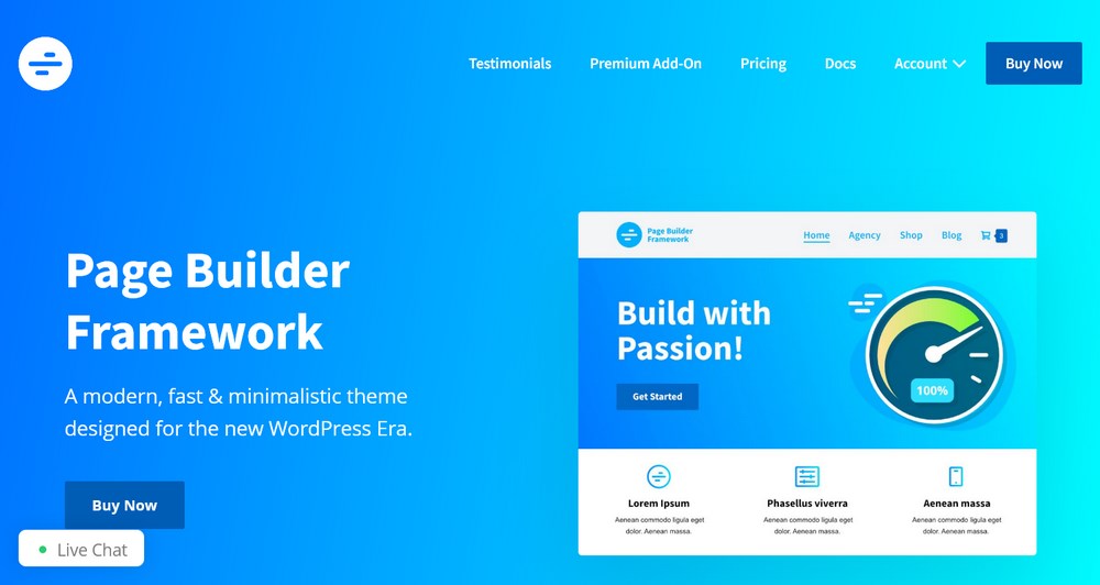 Page Builder Framework homepage