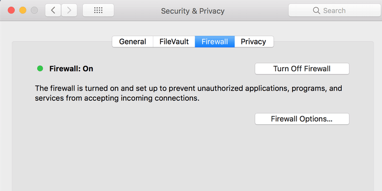 mac firewall setting