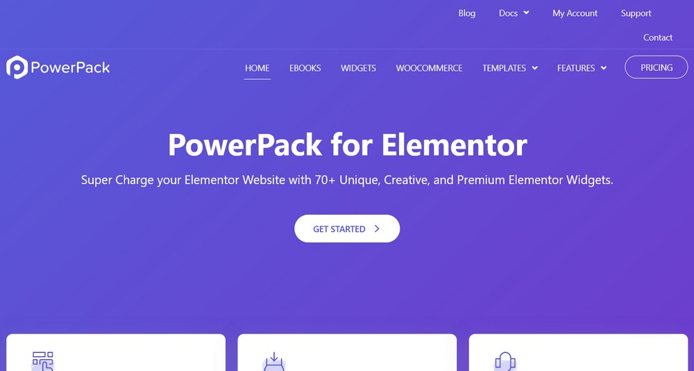 PowerPack Elements website
