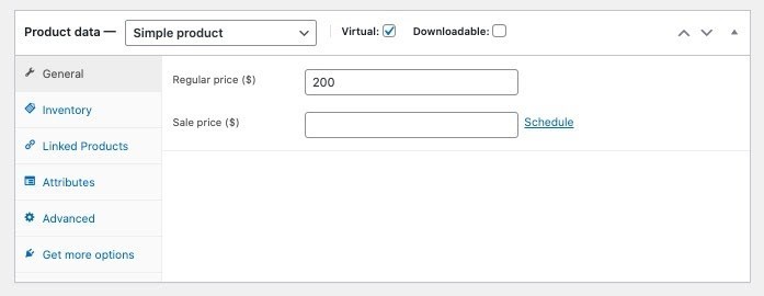 WooCommerce product pricing setting