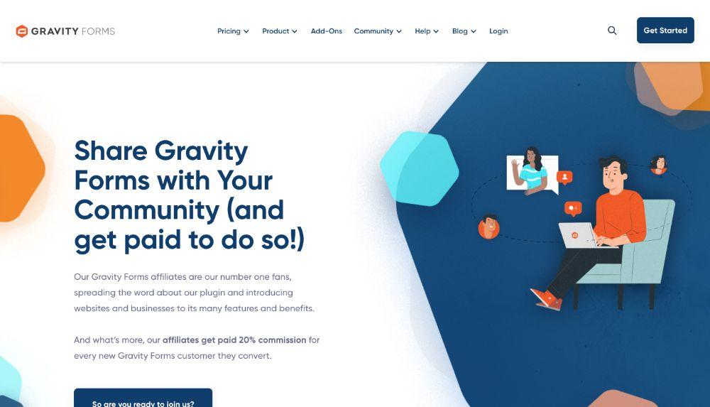 gravity forms affiliate program