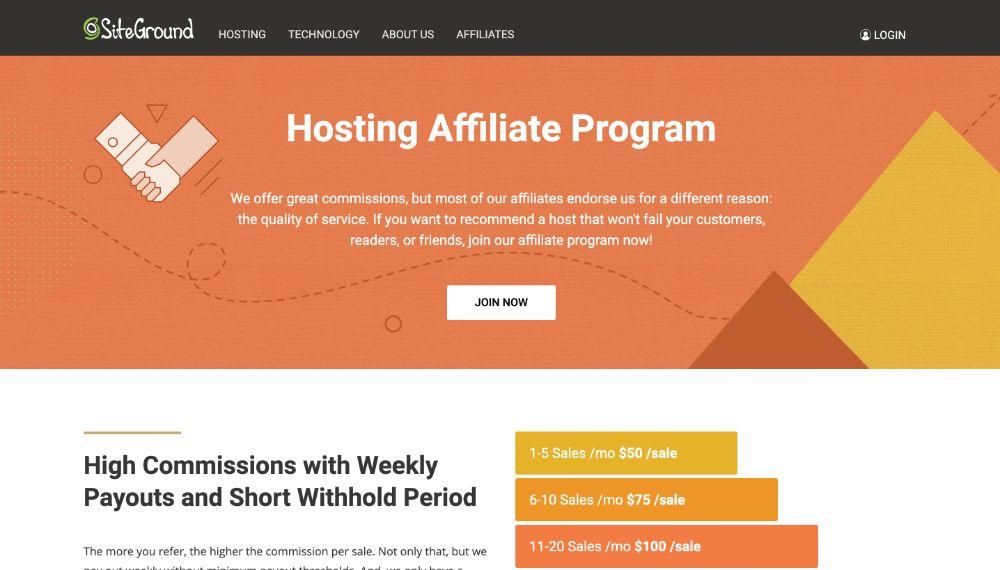 siteground affiliate program