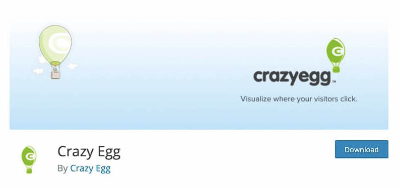 WordPress 的 CrazyEgg 插件