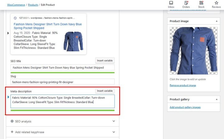Optimize WooCommerce products for SEO