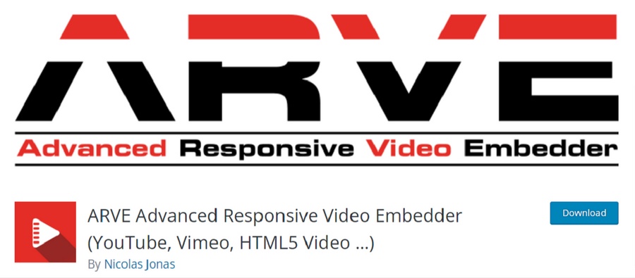 Advanced Responsive Video Embedder 插件产品页面