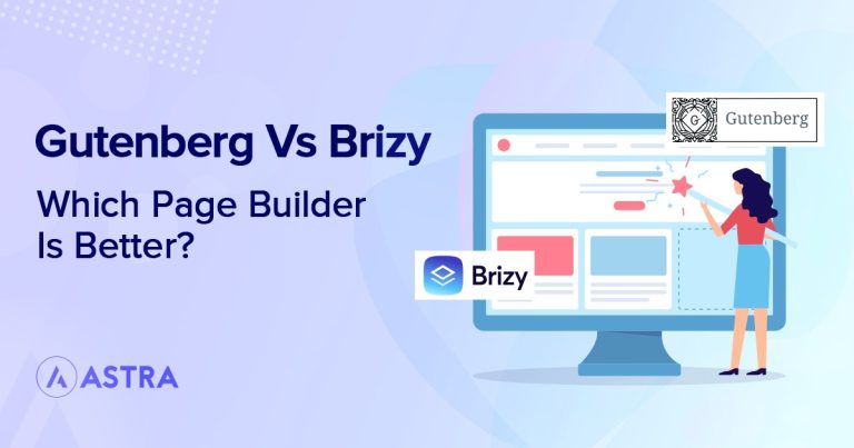 Gutenberg vs Brizy comparison