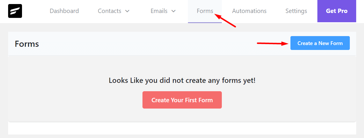 Creating forms in fluent CRM